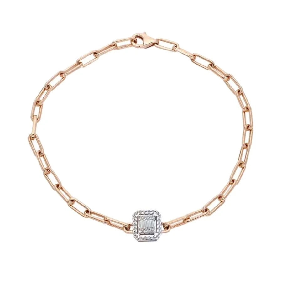 0.17 ct. Diamant Baguette Armband