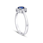 0.39 ct. Diamant Saphir Ring
