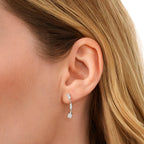 0.21 ct. Diamant Baguette Ohrringe