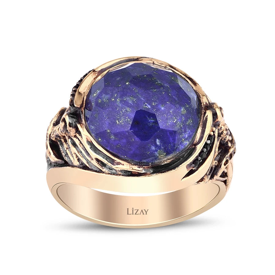 Gold Herren Ring mit Stein