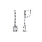 0.99 ct. Diamant Baguette Ohrringe