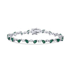 6.03 ct. Diamant Smaragd Armband