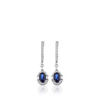 1.40 ct. Diamant Saphir Ohrringe
