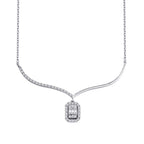 0.26 ct. Diamant Baguette Trend Halskette