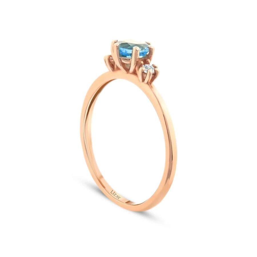 0.67 ct. Diamant Farbstein Ring