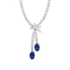 1.94 ct. Diamant Saphir Halskette