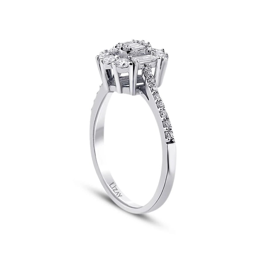0.61 ct. Diamant Baguette Ring