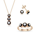 0.26 Karat Diamant Drei Stein Diamant Set