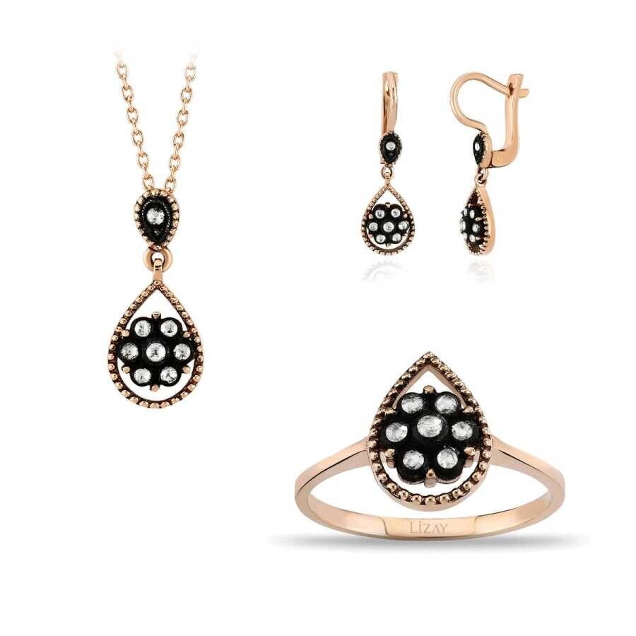 0.36 Karat Diamant Rose Set