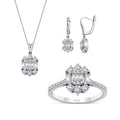 2.28 Karat Diamant Baguette Set