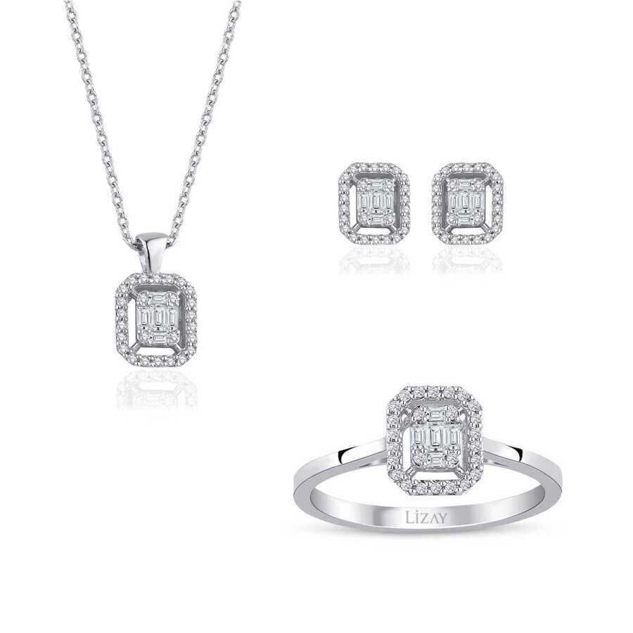 0.63 Karat Diamant Baguette Mini Set