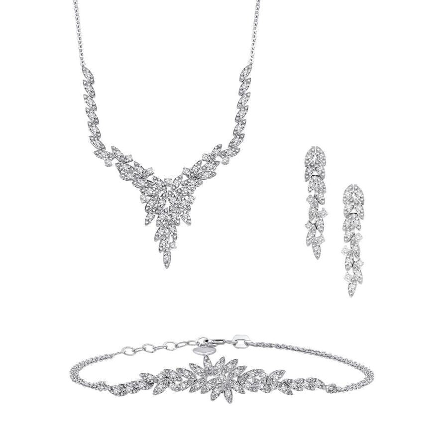 1.16 Karat Diamant Brautschmuck Set