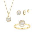 0.66 Karat Diamant Baguette Set