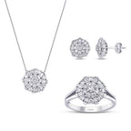 2.56 Karat Diamant Baguette Set