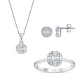 0.87 Karat Diamant Baguette Rund Set