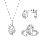 1.47 Karat Diamant Baguette Set