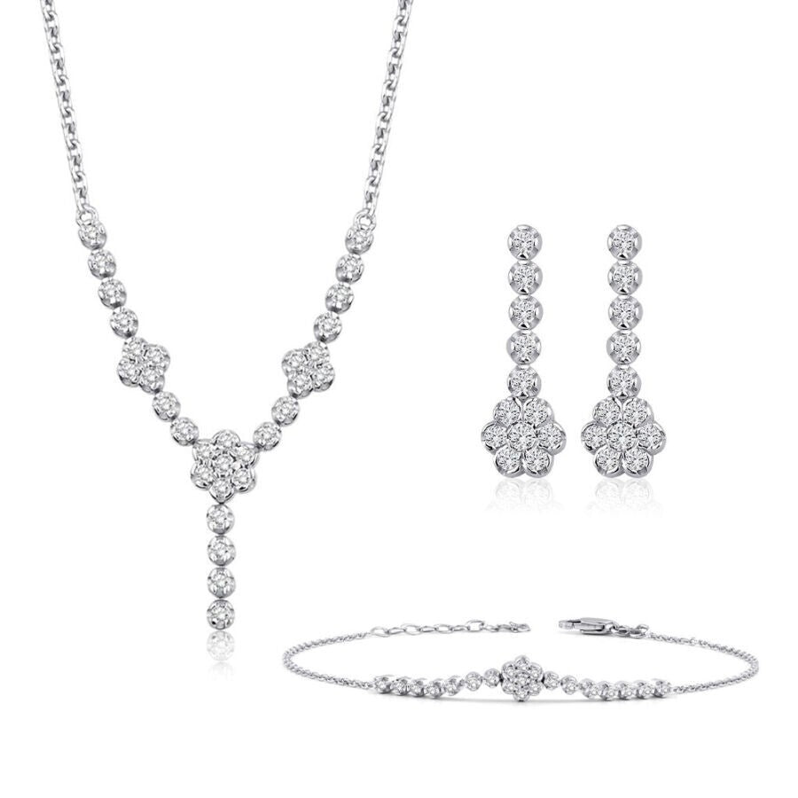 0.56 Karat Diamant Blume Trend Set