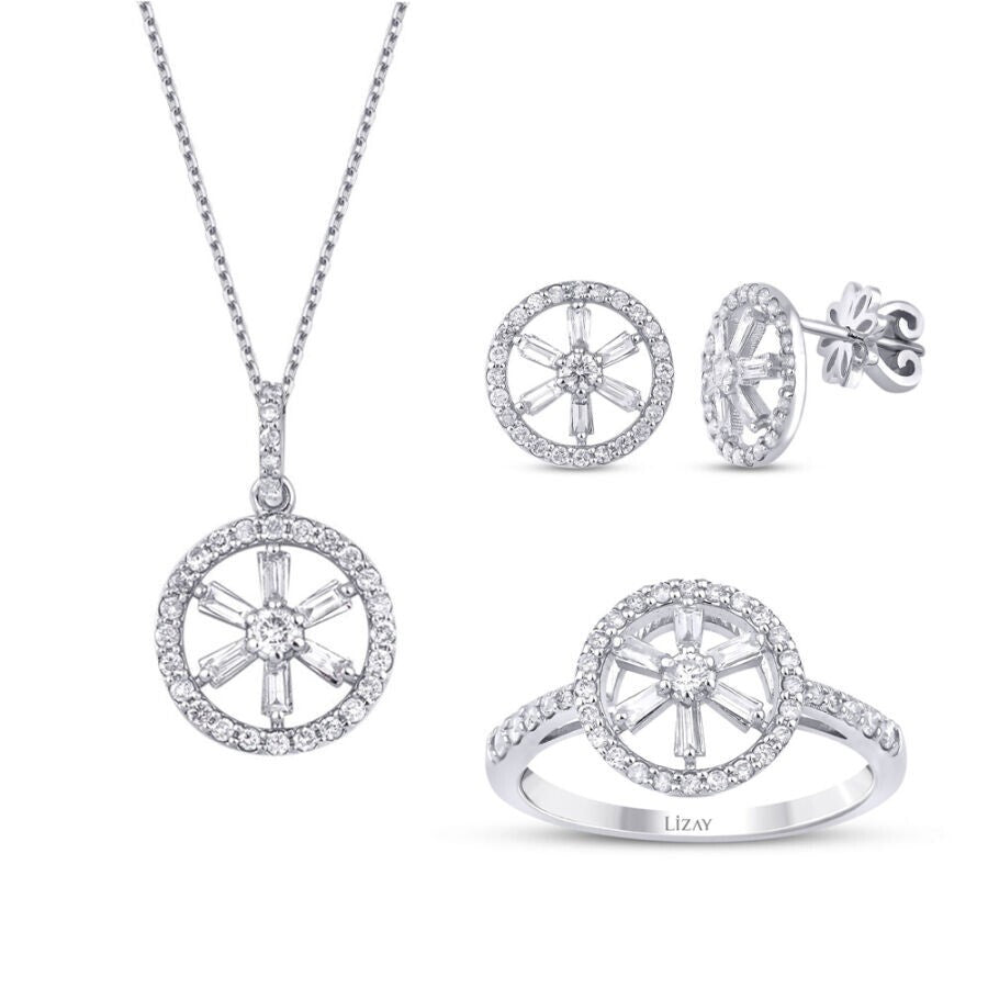1.16 Karat Diamant Baguette Set
