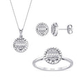 0.39 Karat Diamant Baguette Set