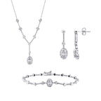 0.37 Karat Diamant Baguette Set