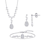 0.29 Karat Diamant Tropfen Set