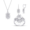 2.83 Karat Diamant Baguette Set