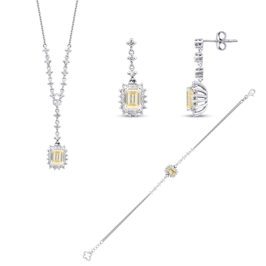 8.01 Karat Diamant Fancy Set