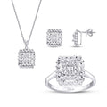 0.35 Karat Diamant Baguette Set
