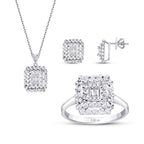 0.35 Karat Diamant Baguette Set