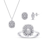 1.25 Karat Diamant Baguette Set
