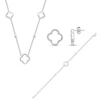 0.51 Karat Diamant Clover Set